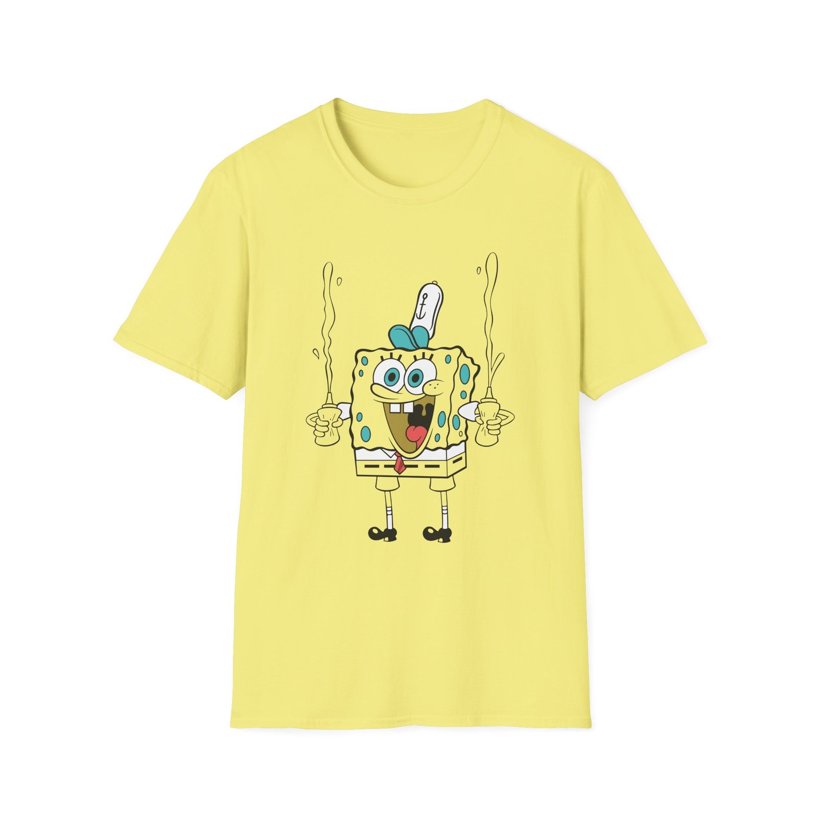 Spongebob Mustard Unisex Softstyle T-Shirt