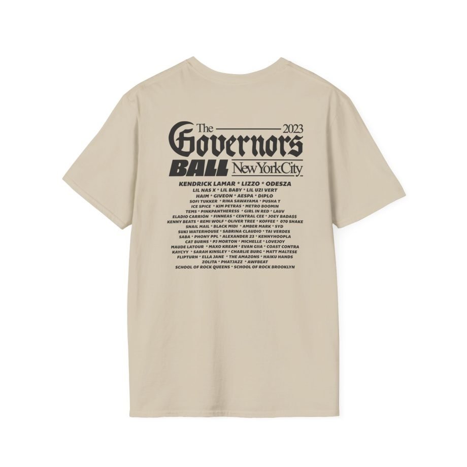 Gov Ball Liberty Skull Unisex Softstyle T-Shirt