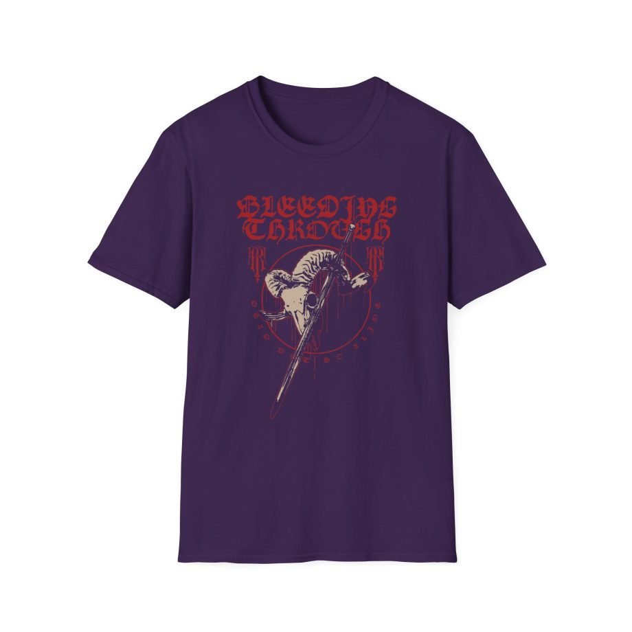 Bleeding Through Ram Skull Unisex Softstyle T-Shirt
