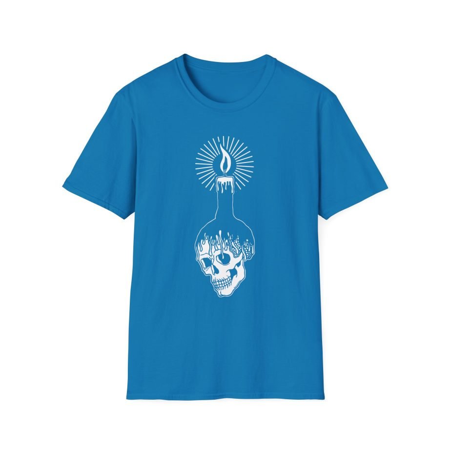 Mastodon Skull Candle Unisex Softstyle T-Shirt