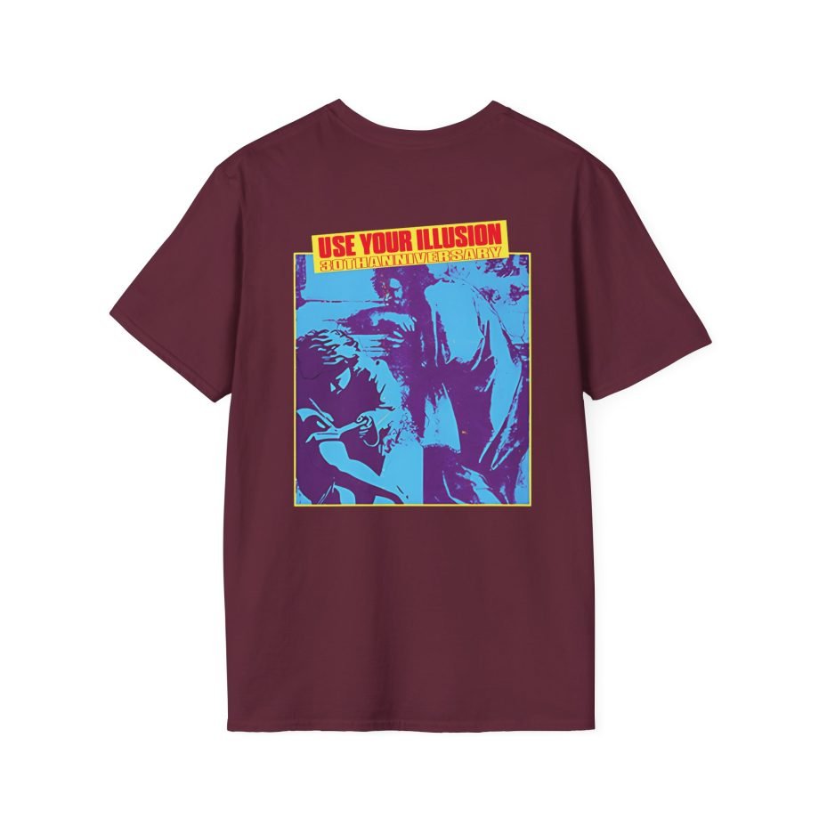 Guns N Roses 30th Anniversary Use Your Illusion Unisex Softstyle T-Shirt