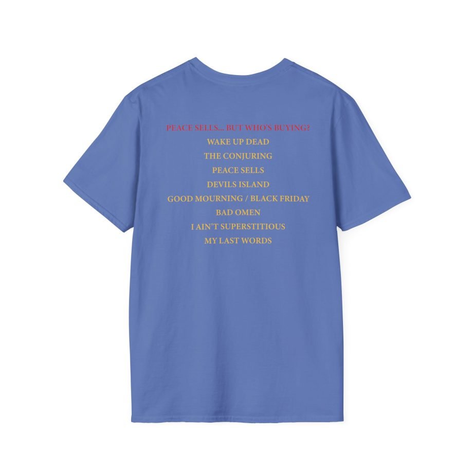 Megadeth Peace Sells Tracklist Unisex Softstyle T-Shirt
