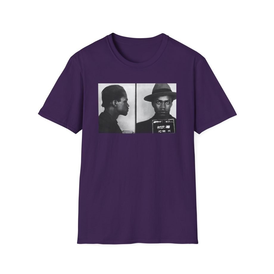 Malcolm X Mugshot Unisex Softstyle T-Shirt,
