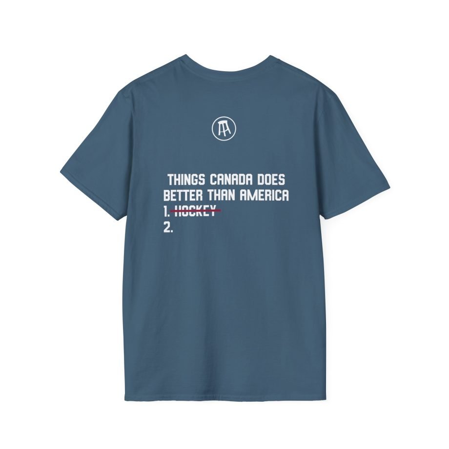 Spittin Chiclets Us Hockey Unisex Softstyle T-Shirt