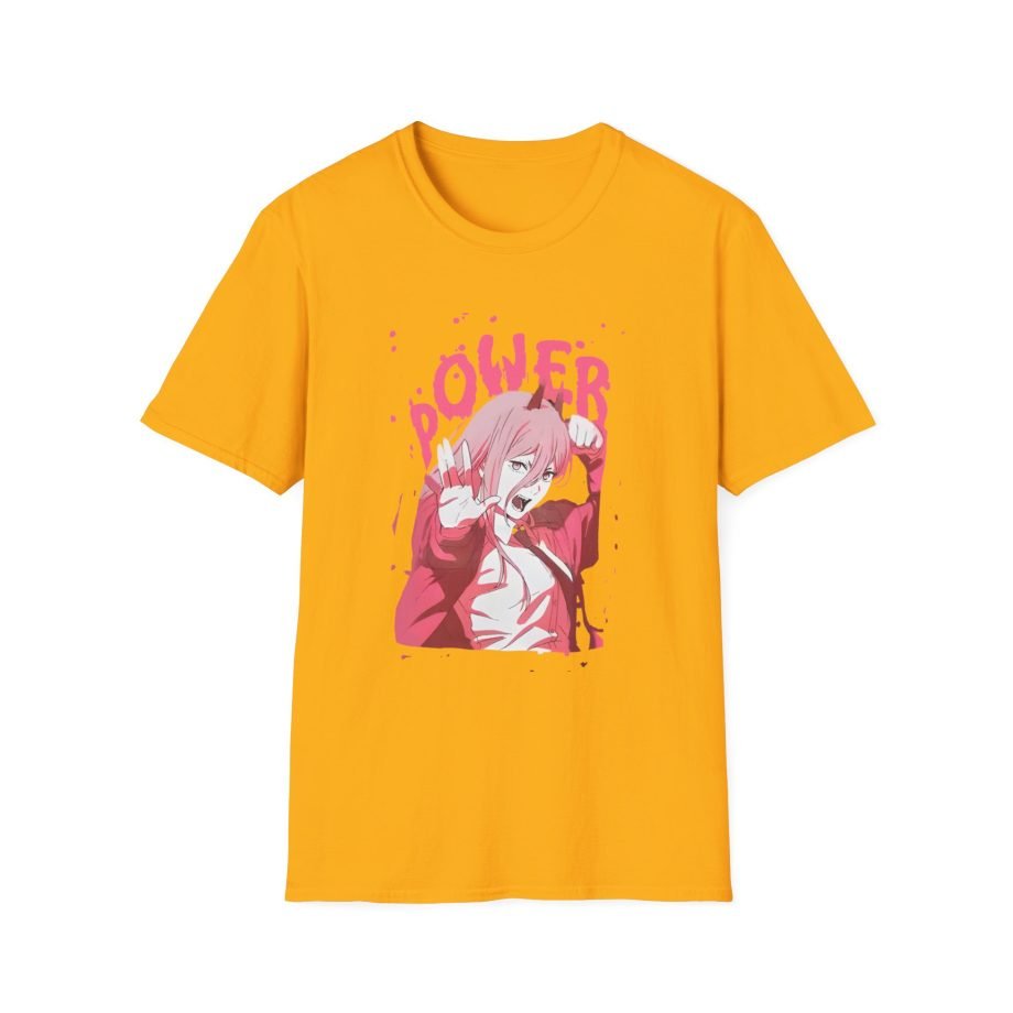 Chainsaw Man Power Splatter Unisex Softstyle T-Shirt
