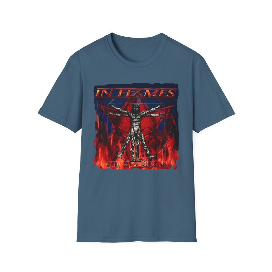 In Flames Clayman Album Art Unisex Softstyle T-Shirt
