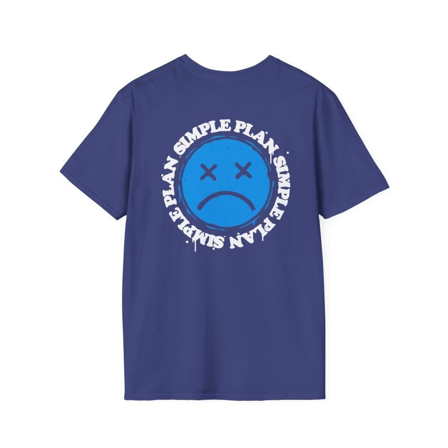 Simple Plan Sad Face Unisex Softstyle T-Shirt