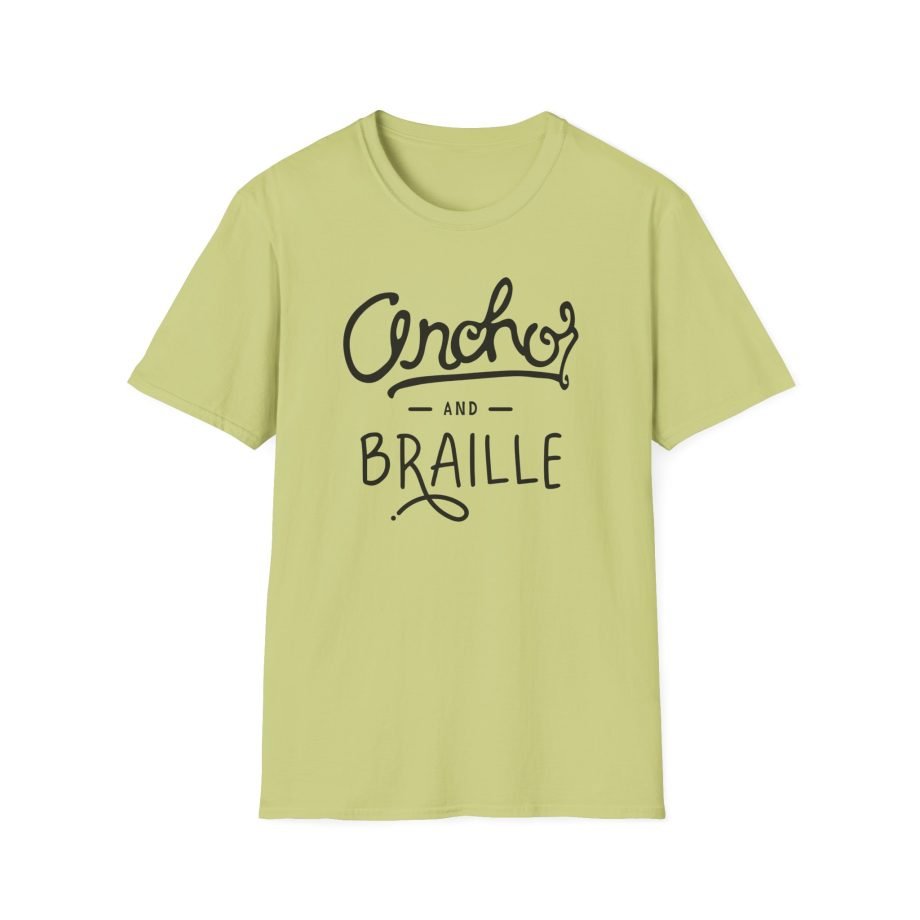 Anchor and Braille Unisex Softstyle T-Shirt