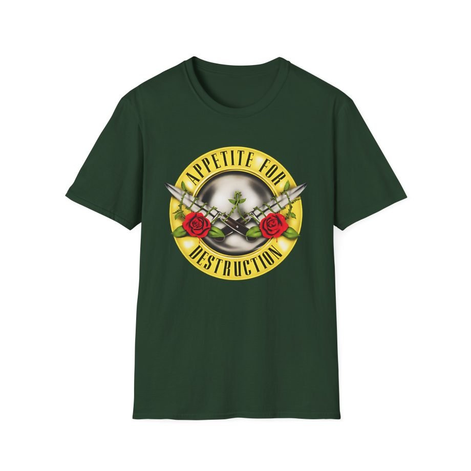 Guns N Roses Appetite for Destruction Knives Unisex Softstyle T-Shirt