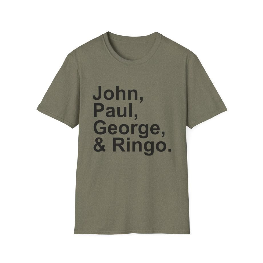 The Beatles John, Paul, George, Ringo Unisex Softstyle T-Shirt