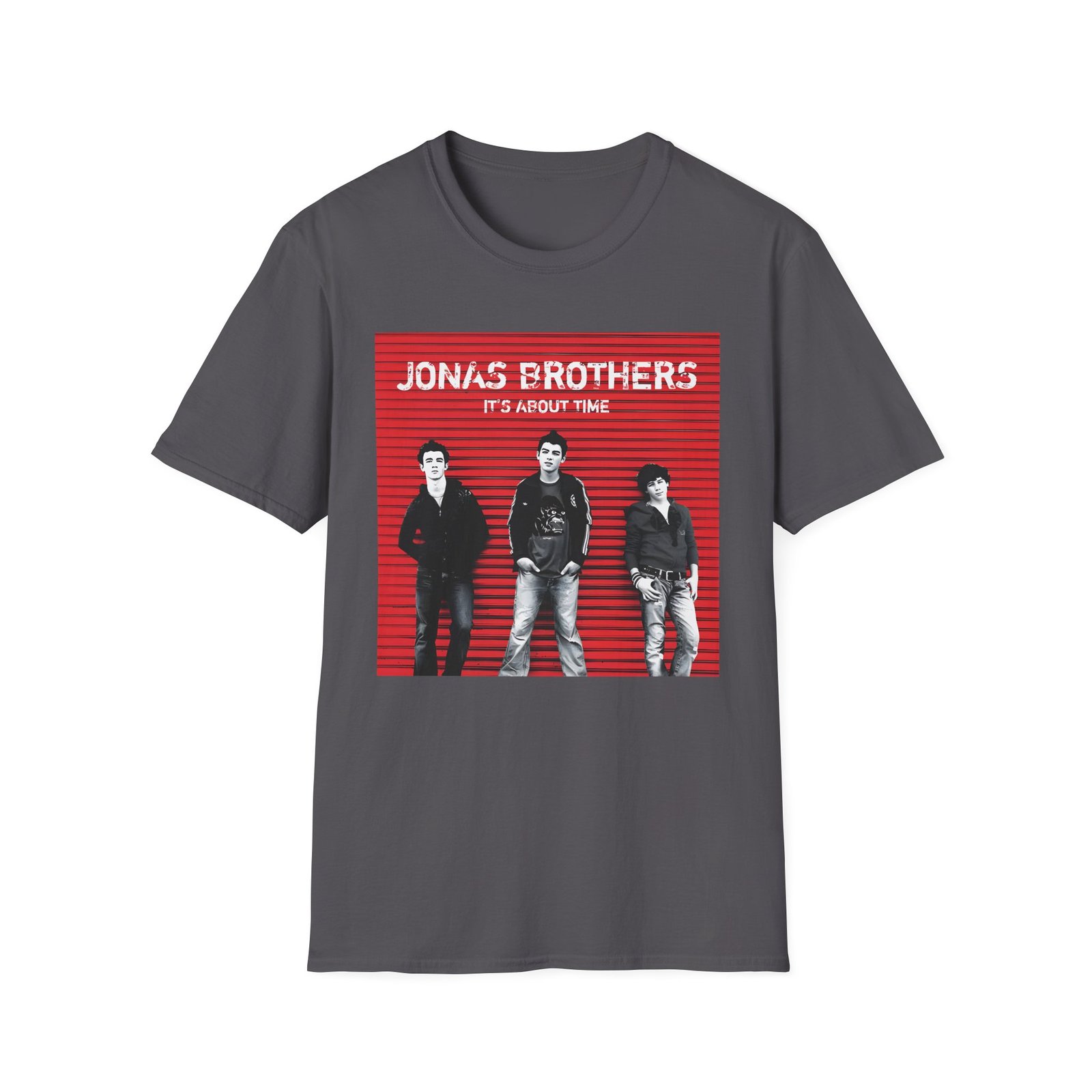 Jonas Brothers It's About Time Unisex Softstyle T-Shirt
