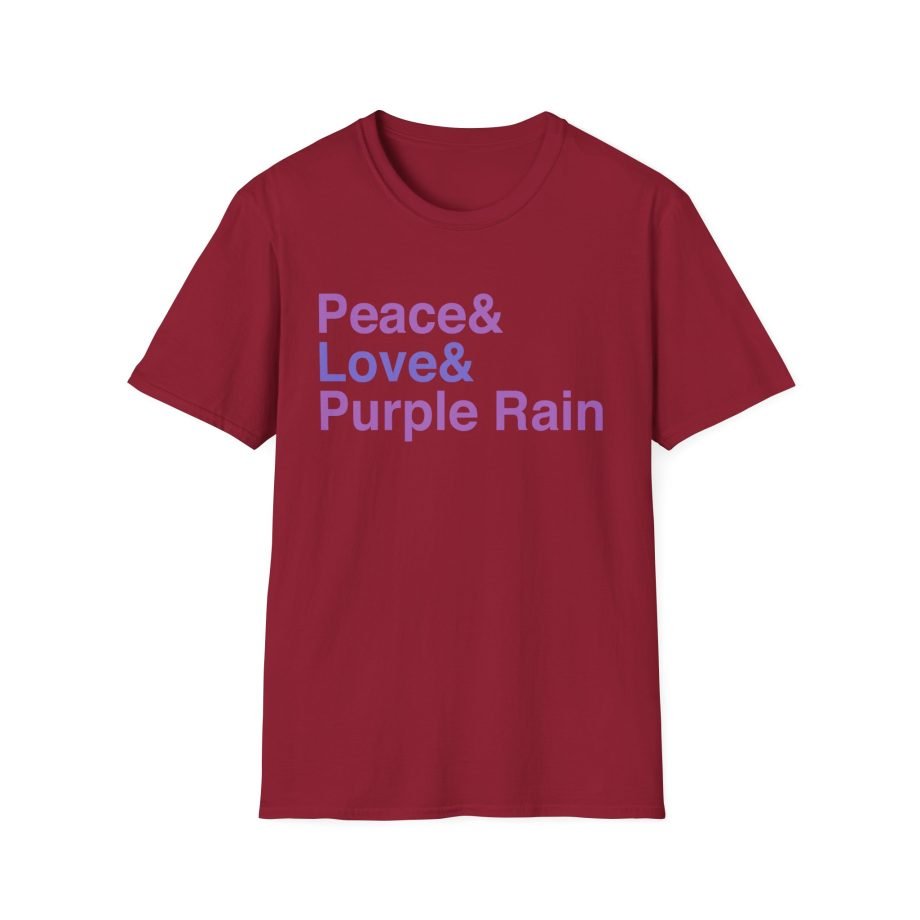 Prince & Love & Purple Rain Unisex Softstyle T-Shirt