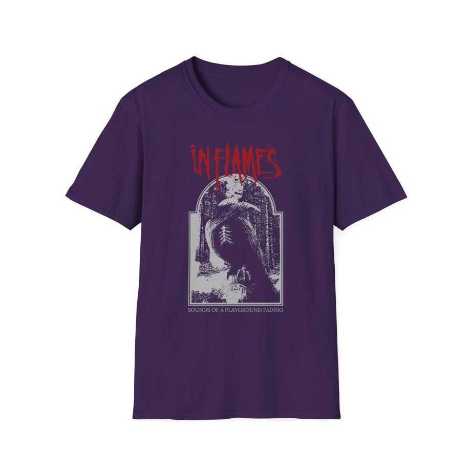 In Flames Sounds of a Playground Fading Reissue Unisex Softstyle T-Shirt