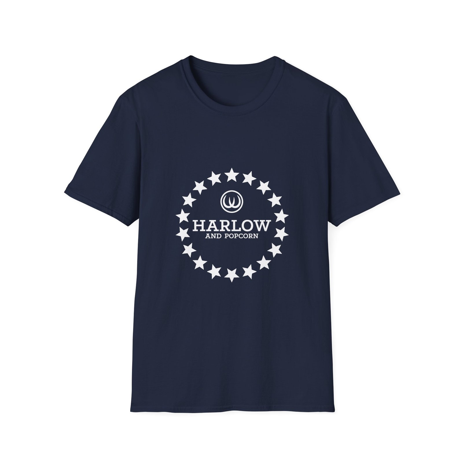 Harlow and Popcorn Unisex Softstyle T-Shirt