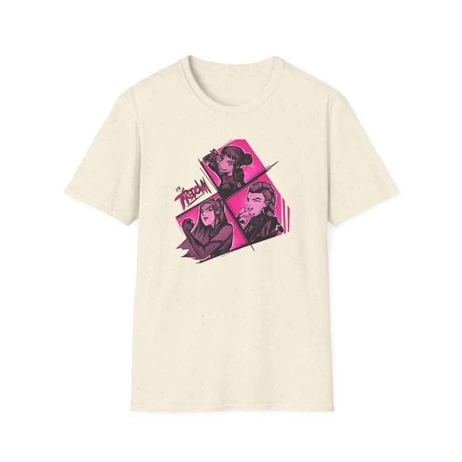 Kpop Demon Hunters Take Down Unisex Softstyle T-Shirt