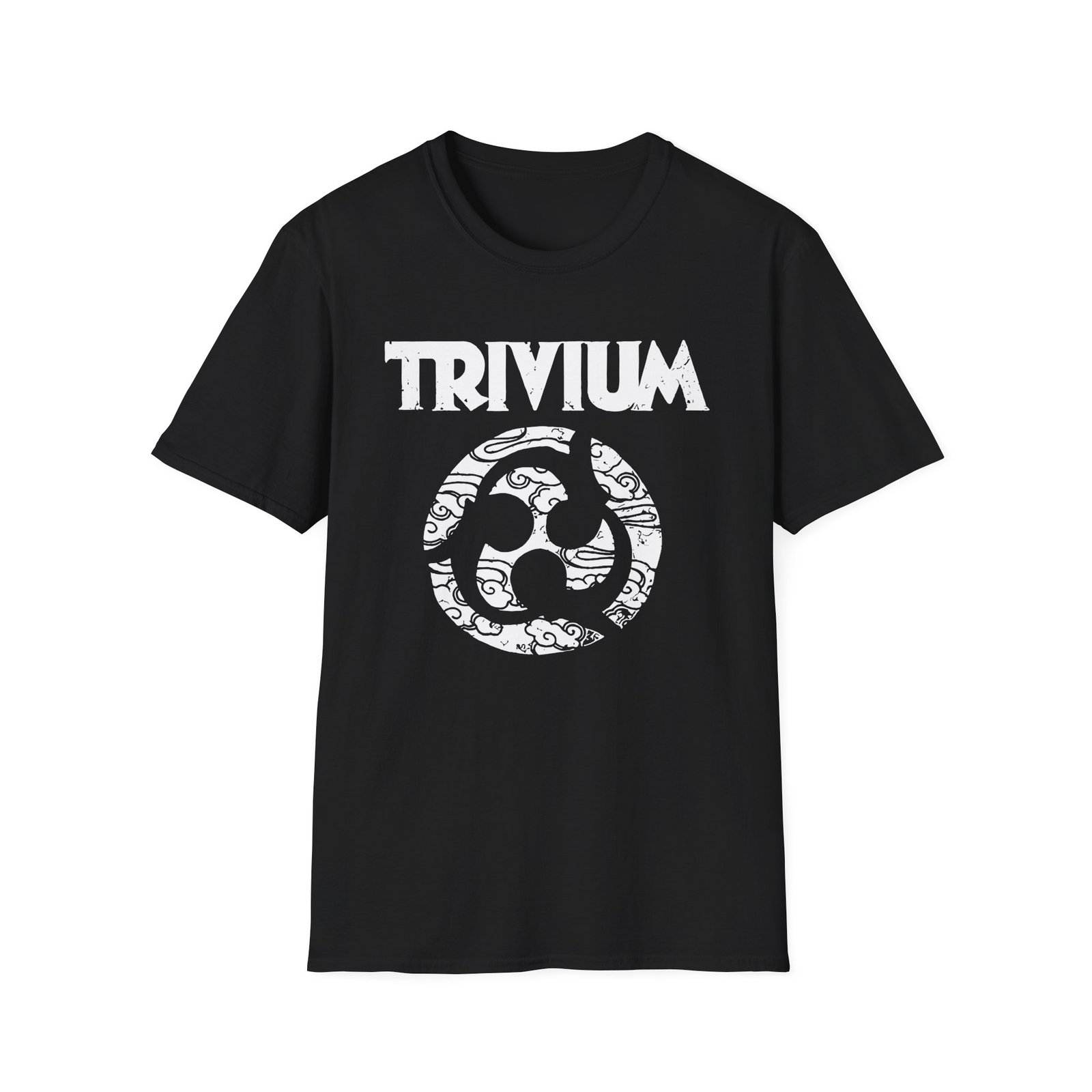 Trivium Swirl Logo Unisex Softstyle T-Shirt