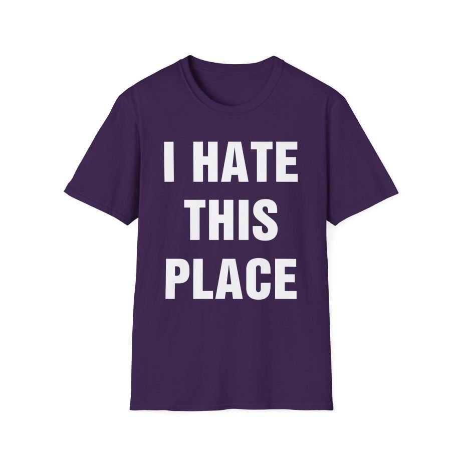 Hot Water Music I Hate This Place Unisex Softstyle T-Shirt