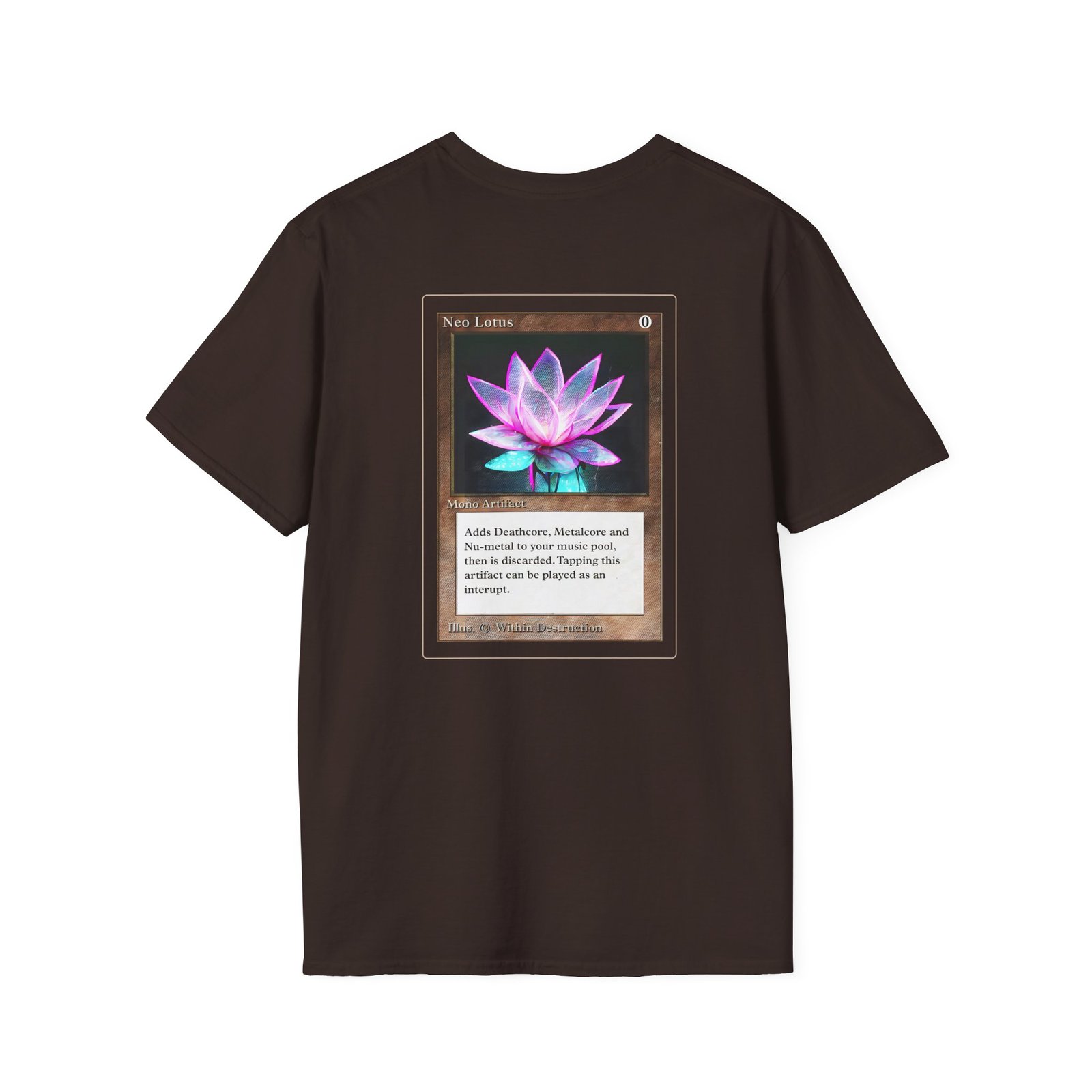 Within Destruction Neo Lotus x MTG unisex softstyle t-shirt