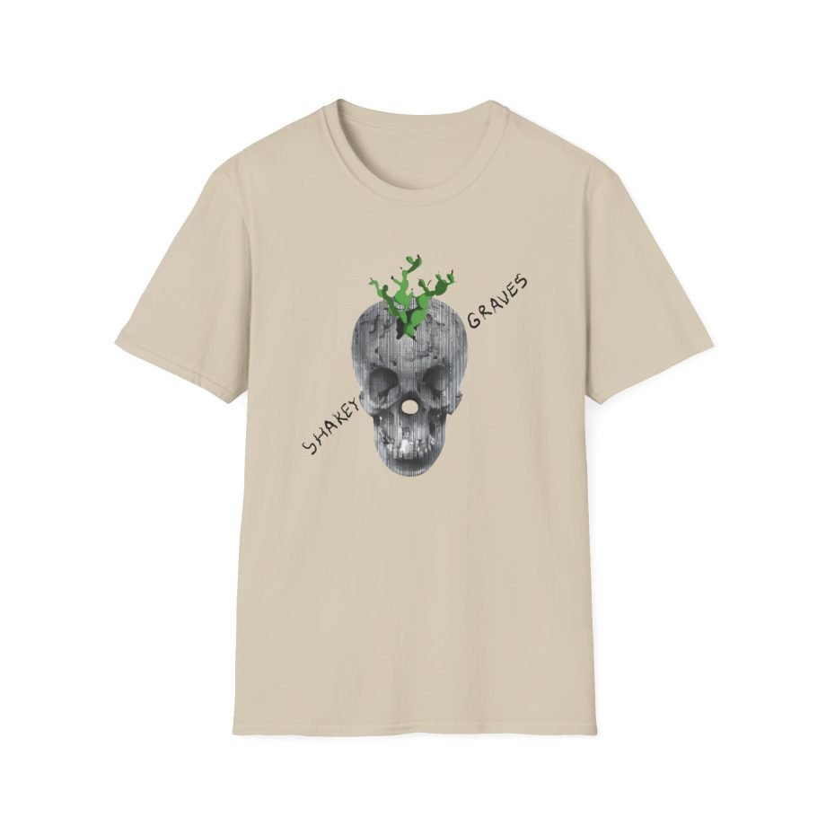 Shakey Graves Skull Unisex Softstyle T-Shirt