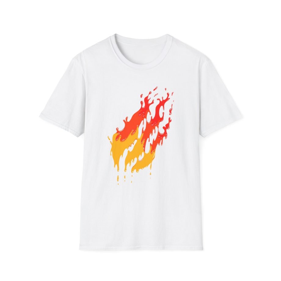 Preston Fire Drip Unisex Softstyle T-Shirt