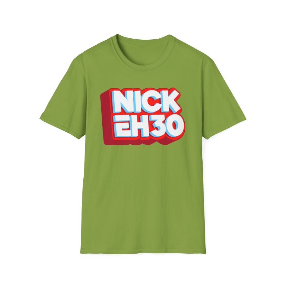 Nick Eh 30 Logo Unisex Softstyle T-Shirt