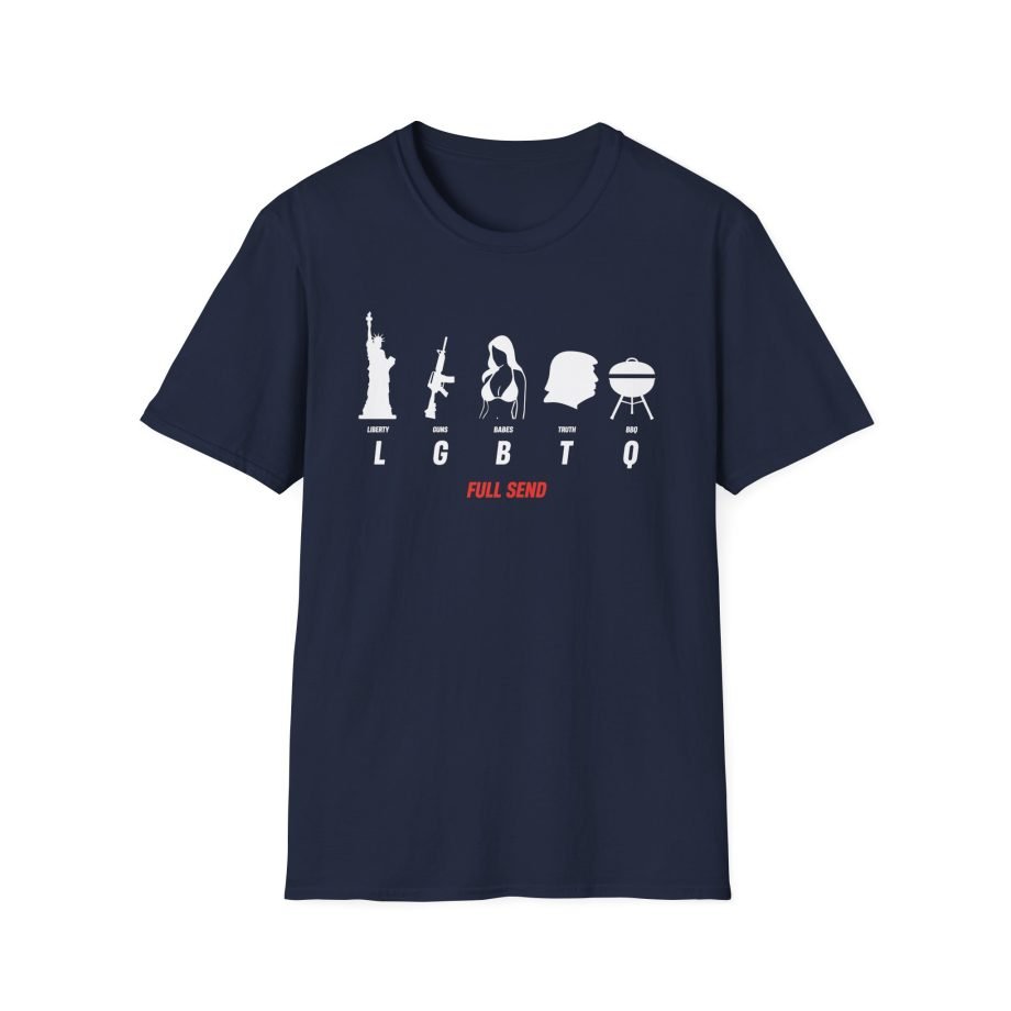 Full Send LGBTQ Unisex Softstyle T-Shirt