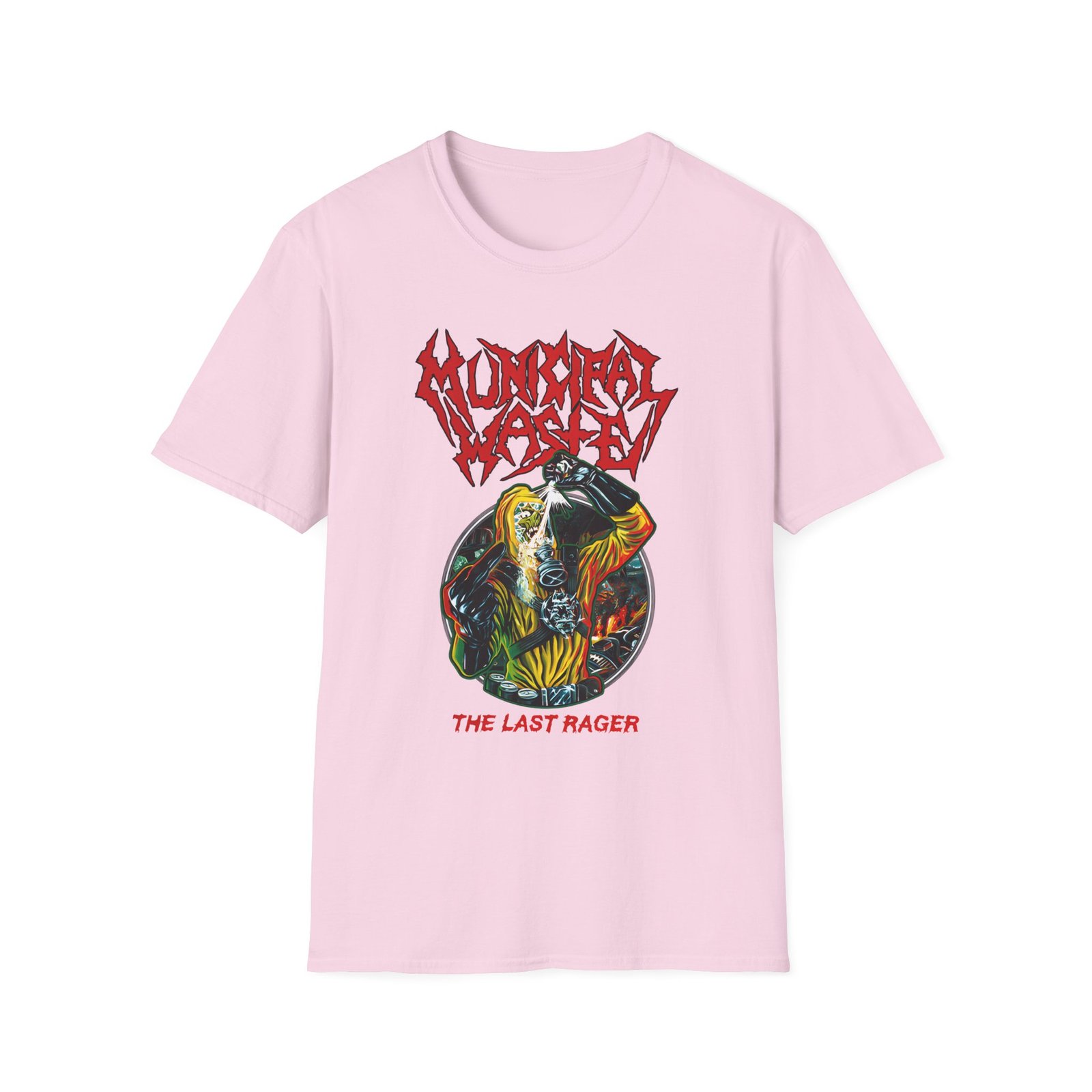 Municipal Waste the Last Rager Unisex Softstyle T-Shirt