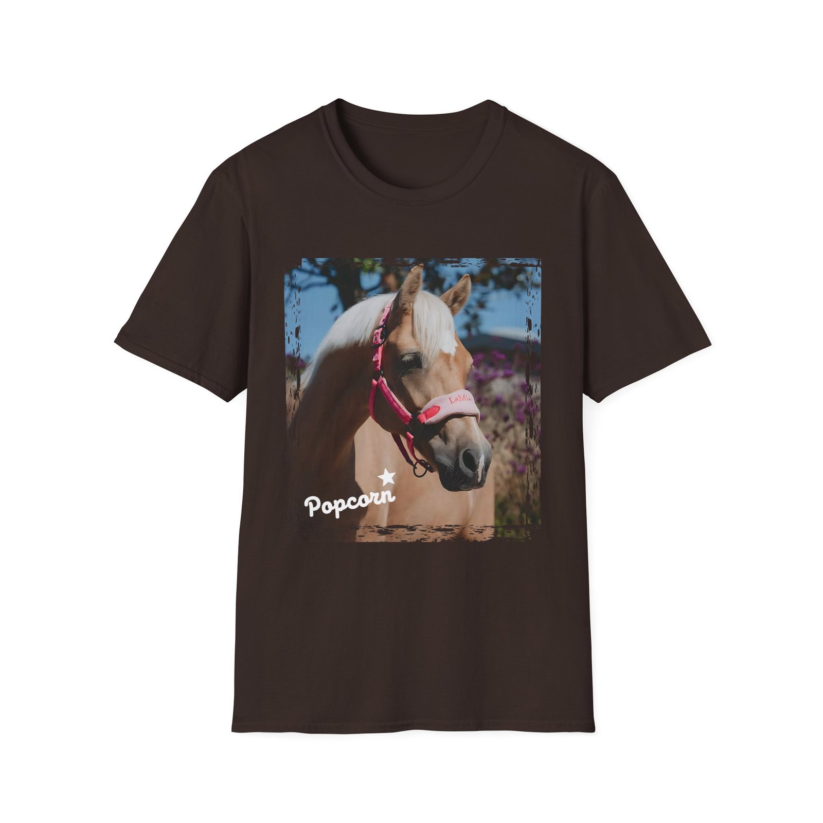 Harlow and Popcorn Unisex Softstyle T-Shirt
