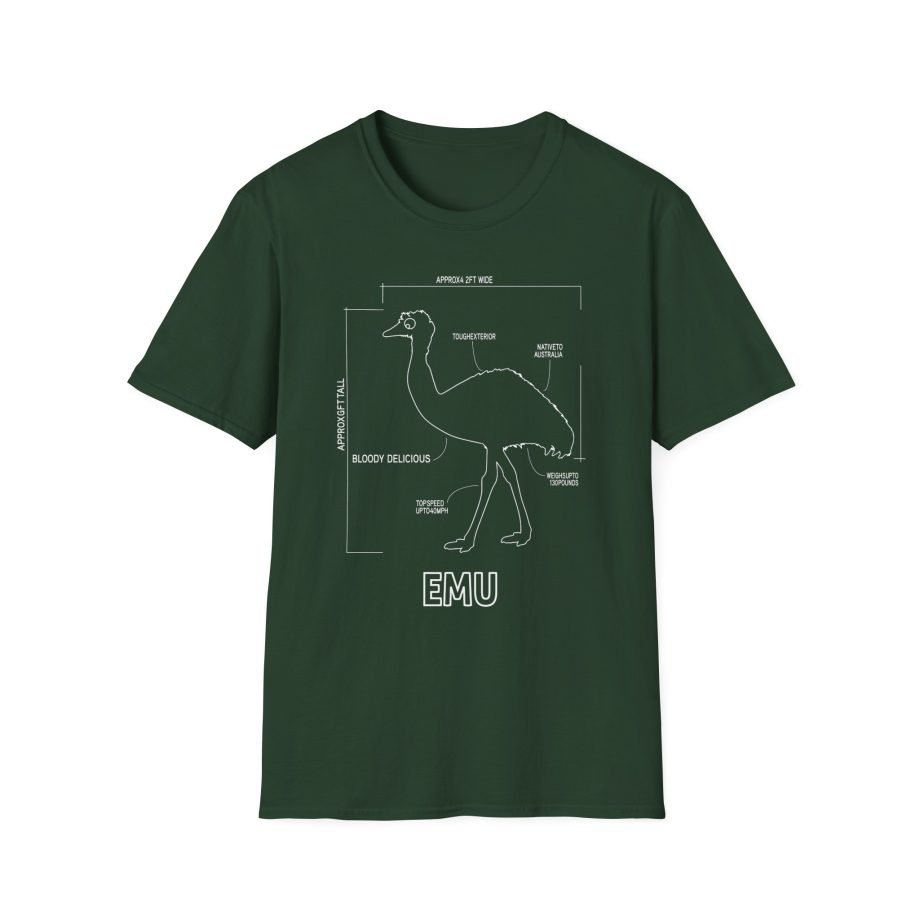 Oversimplified Emu War Unisex Softstyle T-Shirt