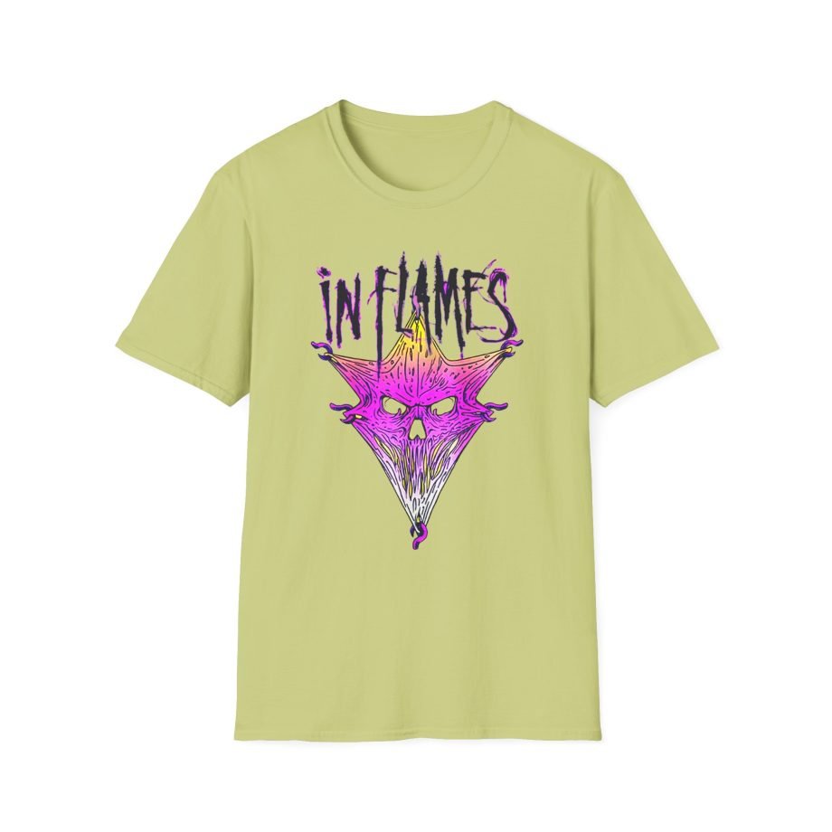 In Flames Pierced Jester Unisex Softstyle T-Shirt