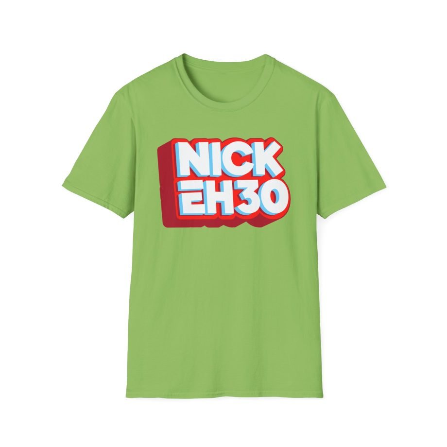 Nick Eh 30 Logo Unisex Softstyle T-Shirt