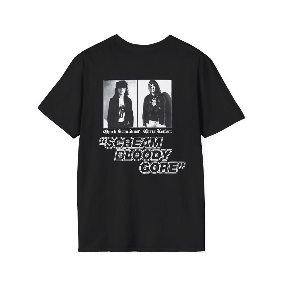 Death Scream Bloody Gore Throwback Unisex Softstyle T-Shirt
