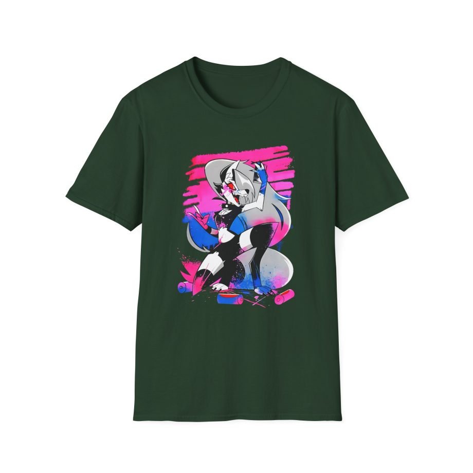 Helluva Boss Loona Micro Ribbed Unisex Softstyle T-Shirt
