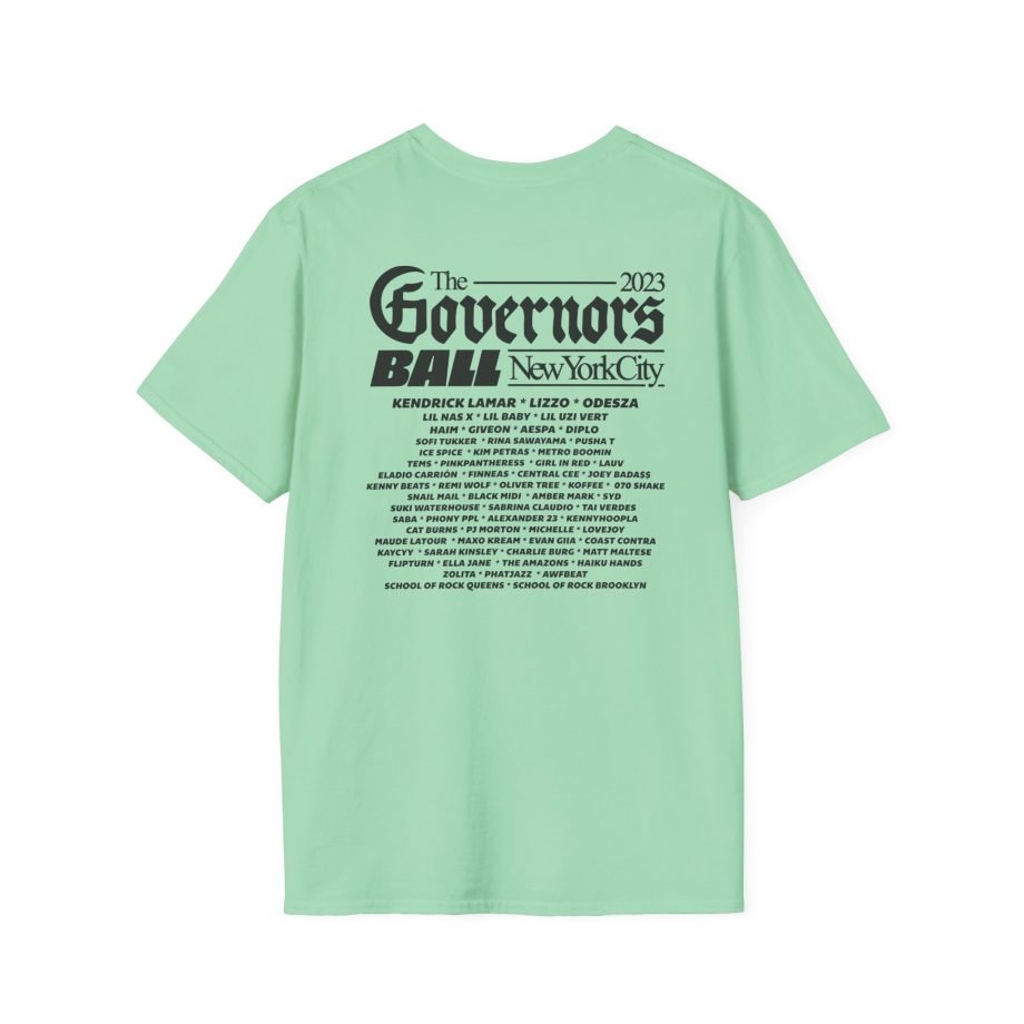 Gov Ball Liberty Skull Unisex Softstyle T-Shirt