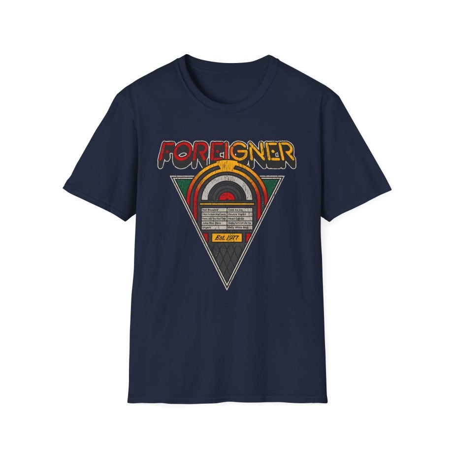 Foreigner Juke Box Unisex Softstyle T-Shirt