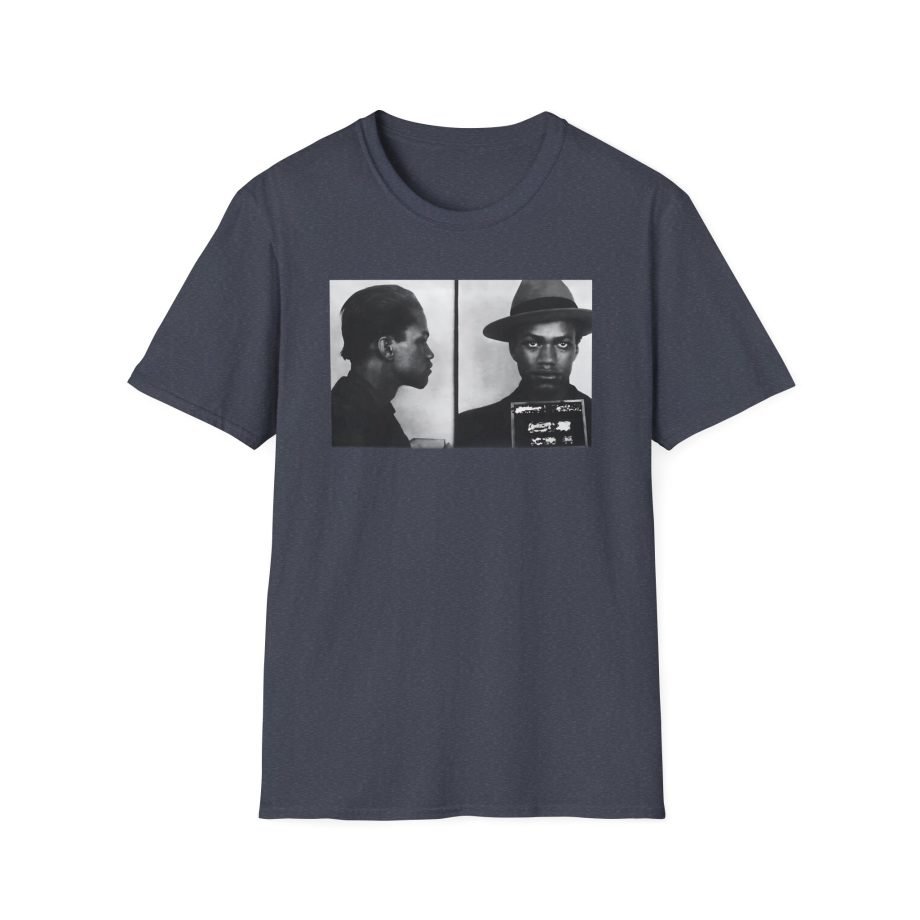 Malcolm X Mugshot Unisex Softstyle T-Shirt,