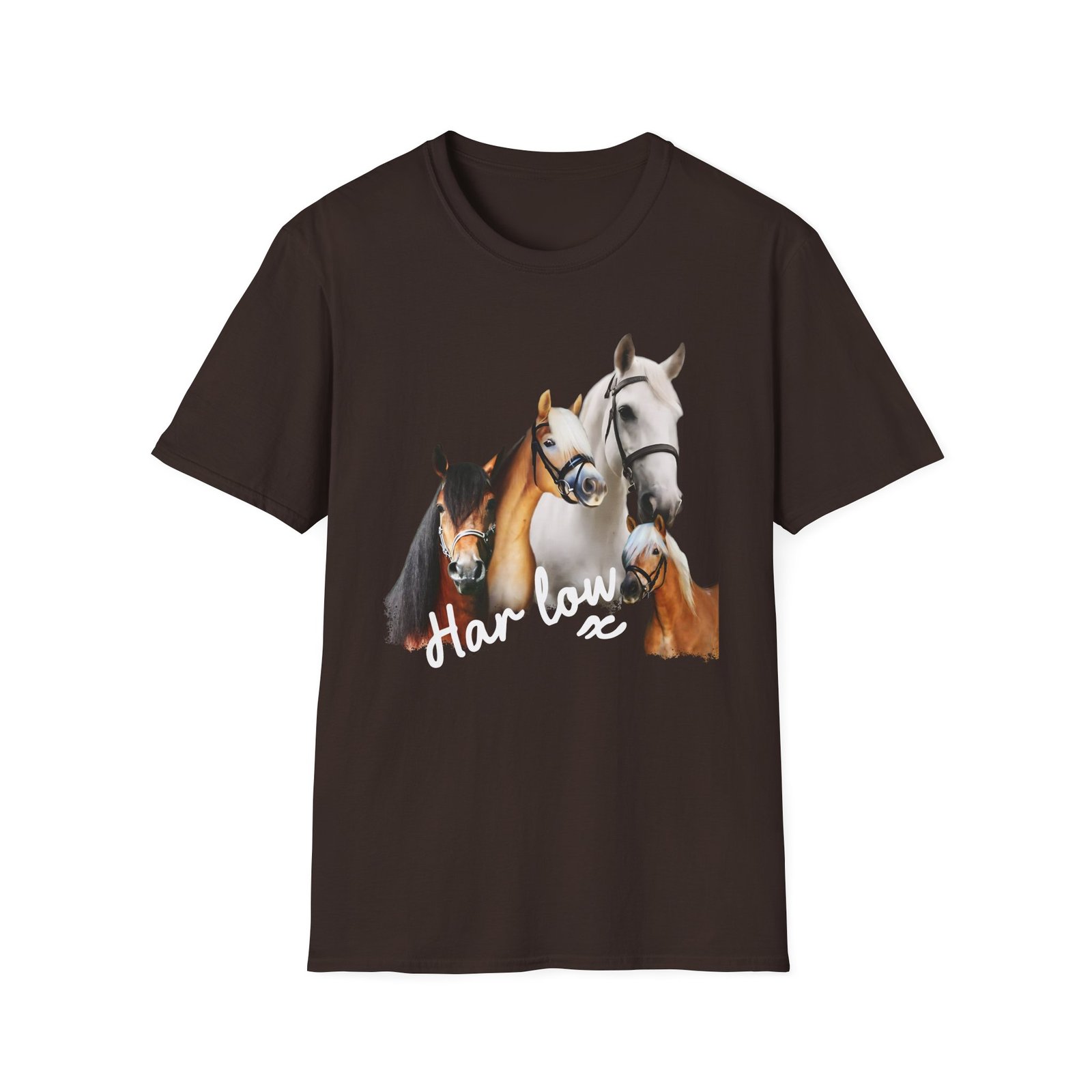 Harlow and Popcorn Unisex Softstyle T-Shirt