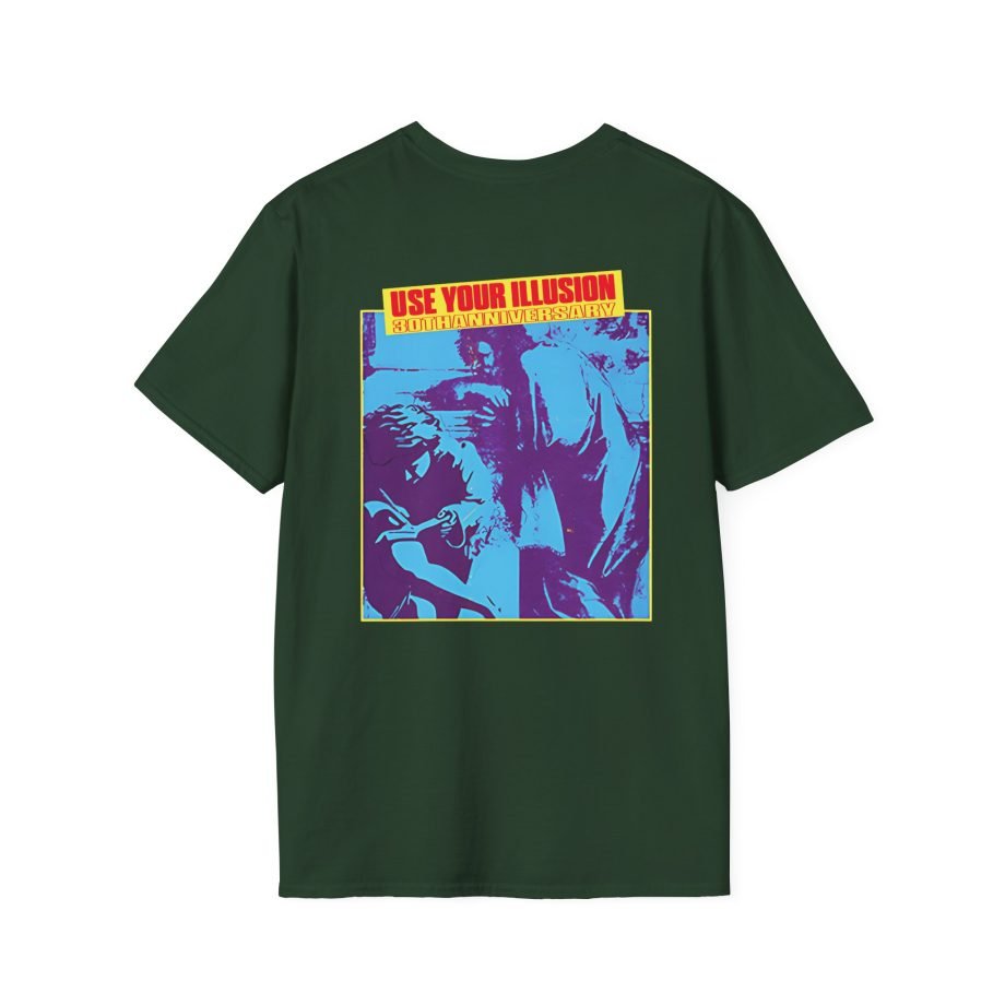 Guns N Roses 30th Anniversary Use Your Illusion Unisex Softstyle T-Shirt