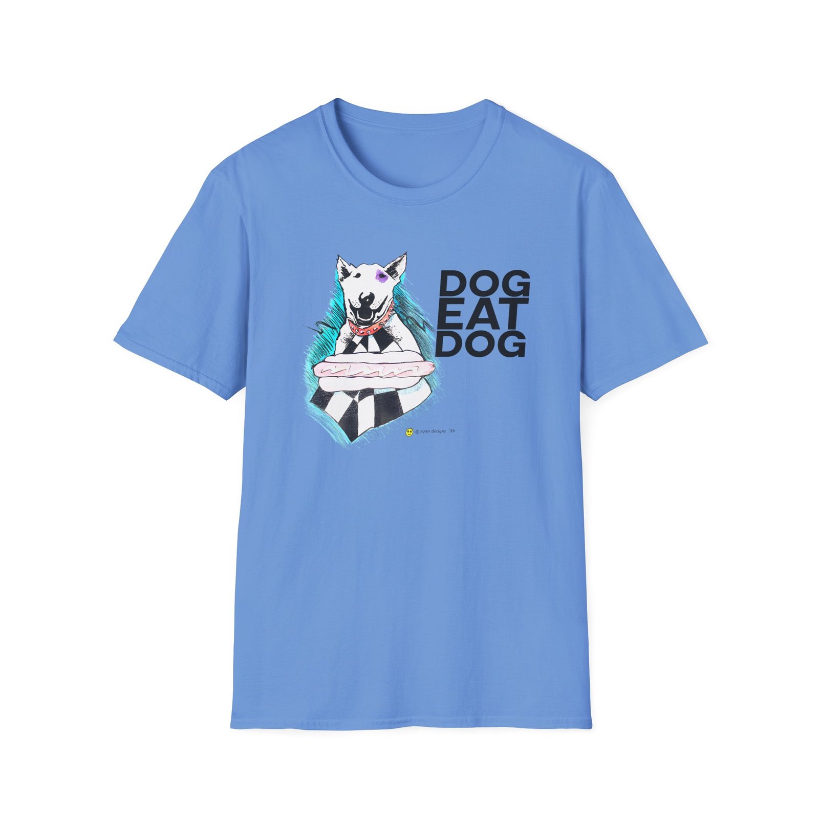 Dog Eat Dog Hotdog Unisex Softstyle T-Shirt