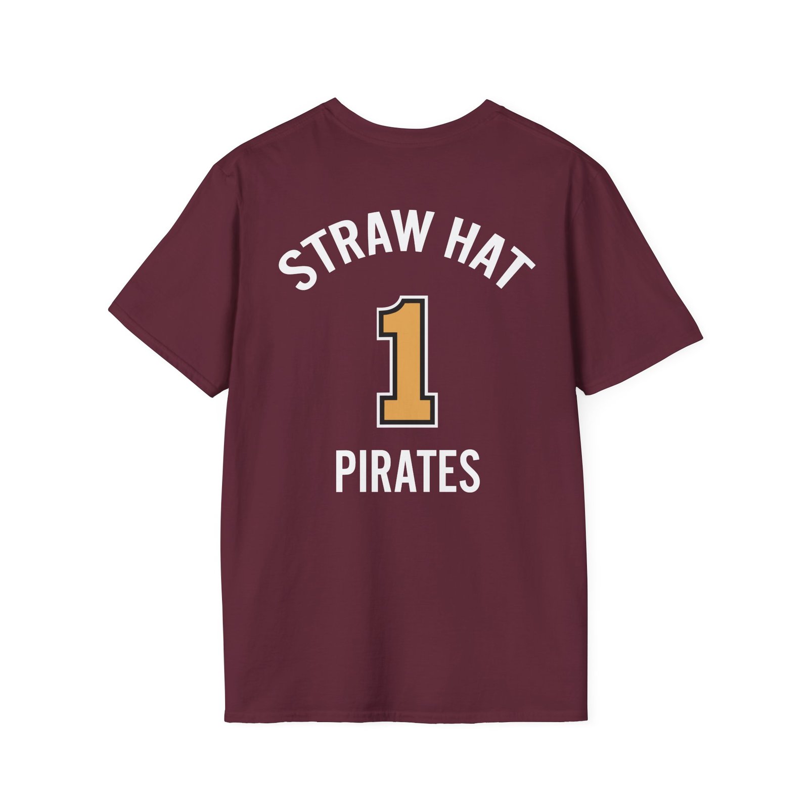 One Piece Straw Hat Pirates Unisex Softstyle T-Shirt