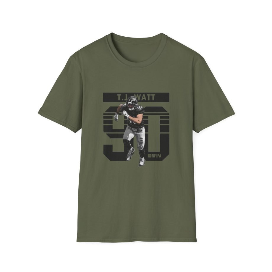 Tj Watt Grunge Unisex Softstyle T-Shirt