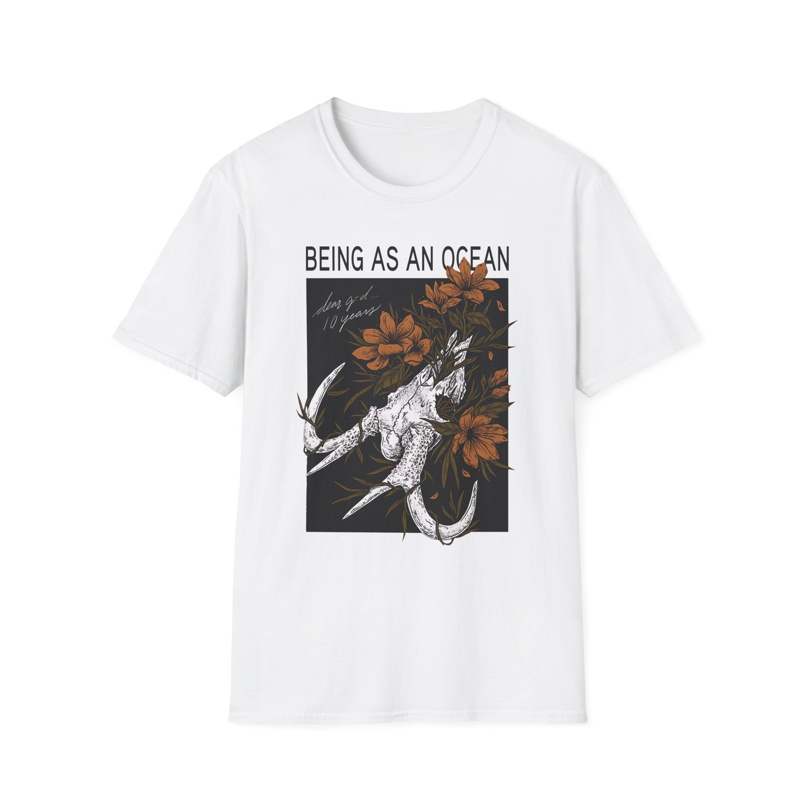 Being as an Ocean Deer Skull Unisex Softstyle T-Shirt
