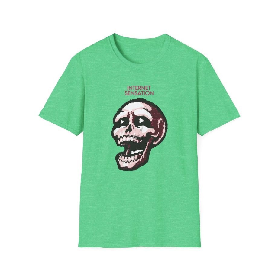 Imallexx Sequin Skull Internet Sensation Unisex Softstyle T-Shirt