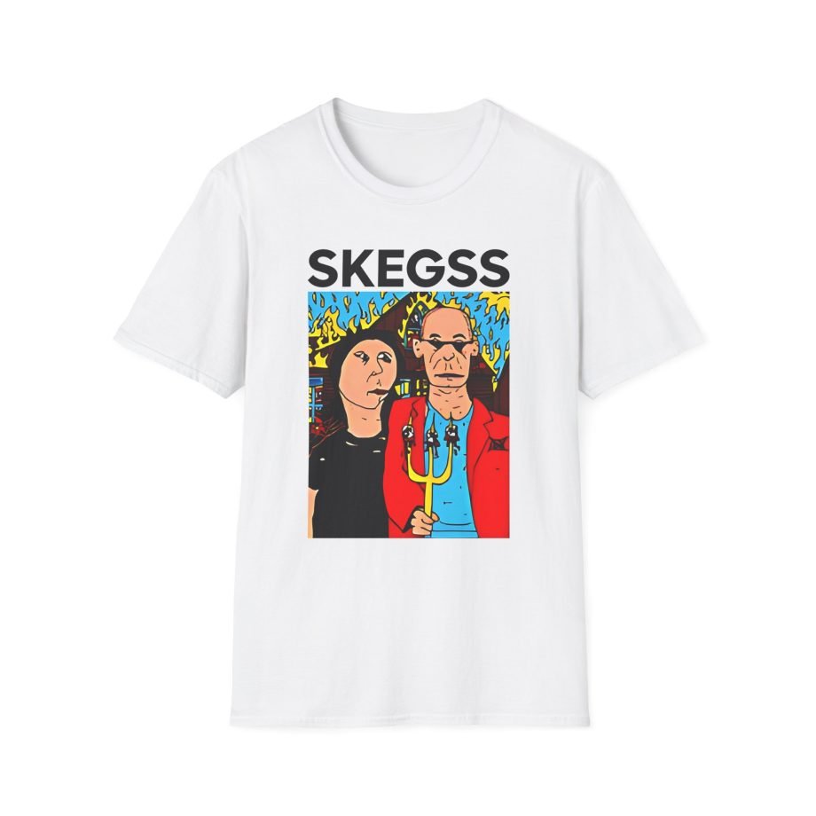 Skegss Gothic America Unisex Softstyle T-Shirt