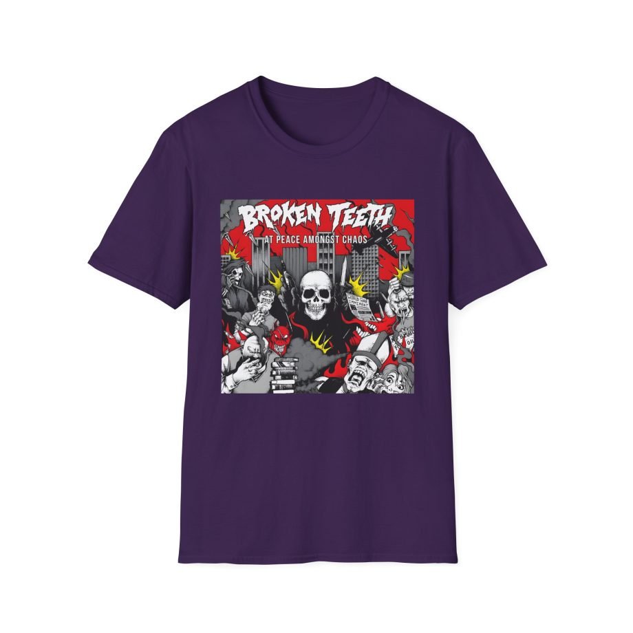 Broken Teeth at Peace Amongst Chaos Unisex Softstyle T-Shirt