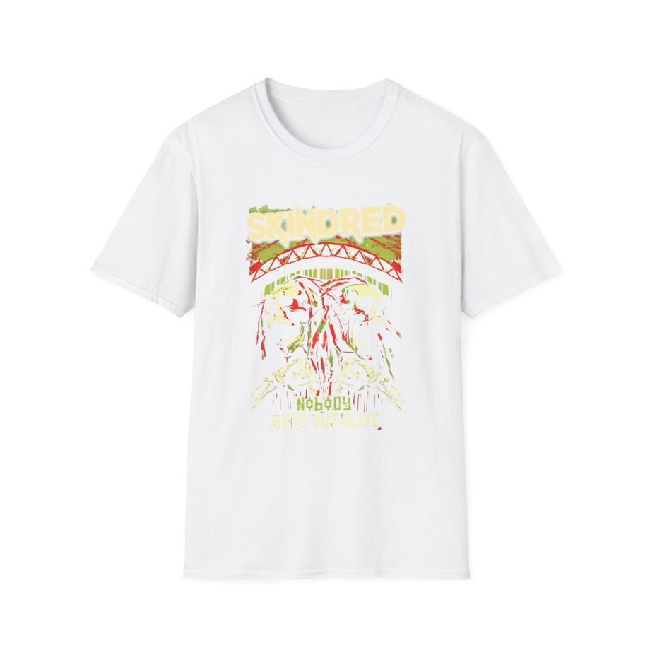 Skindred Nobody Gets Out Alive Unisex Softstyle T-Shirt