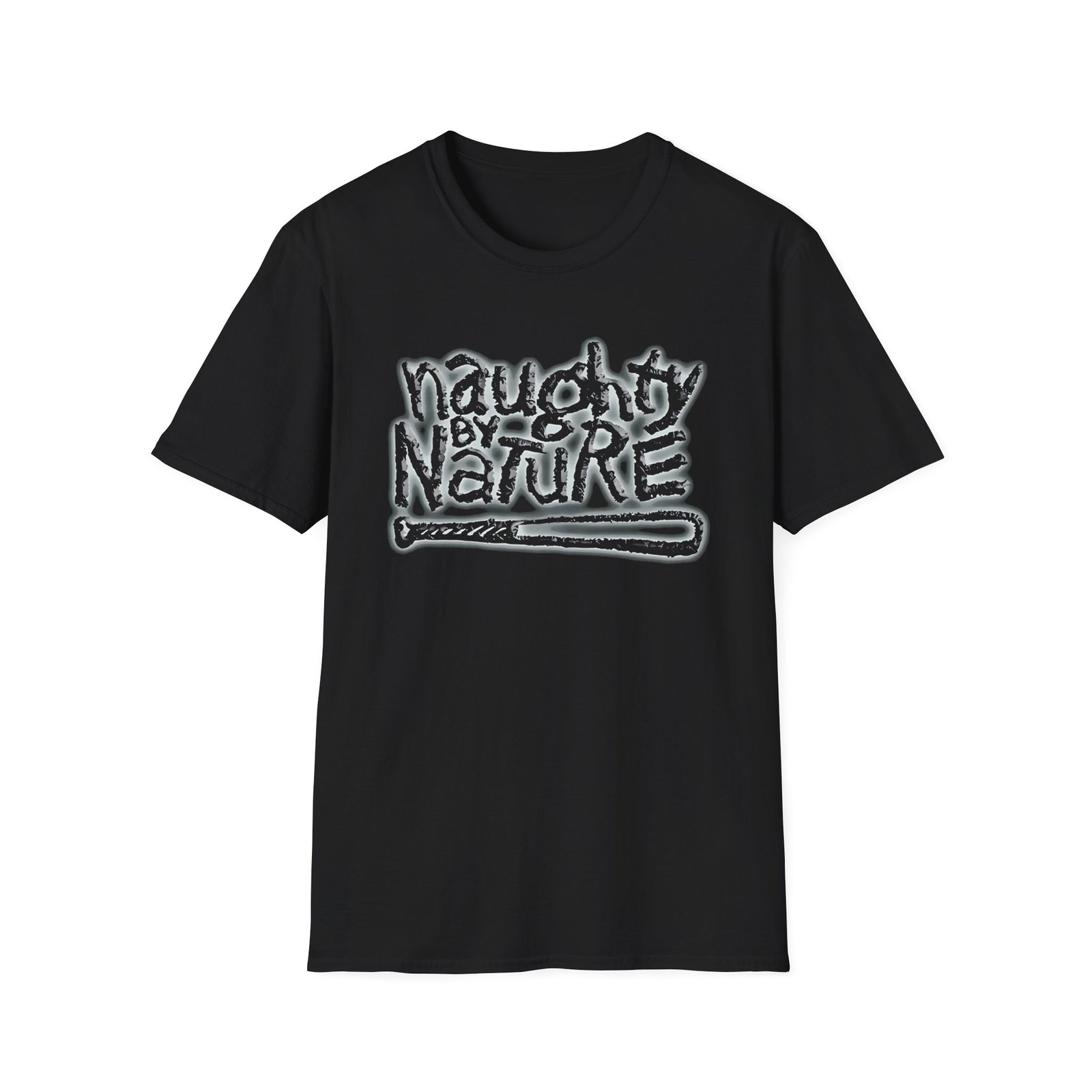 Naughty by Nature Poverty's Paradise Graffiti Unisex Softstyle T-Shirt