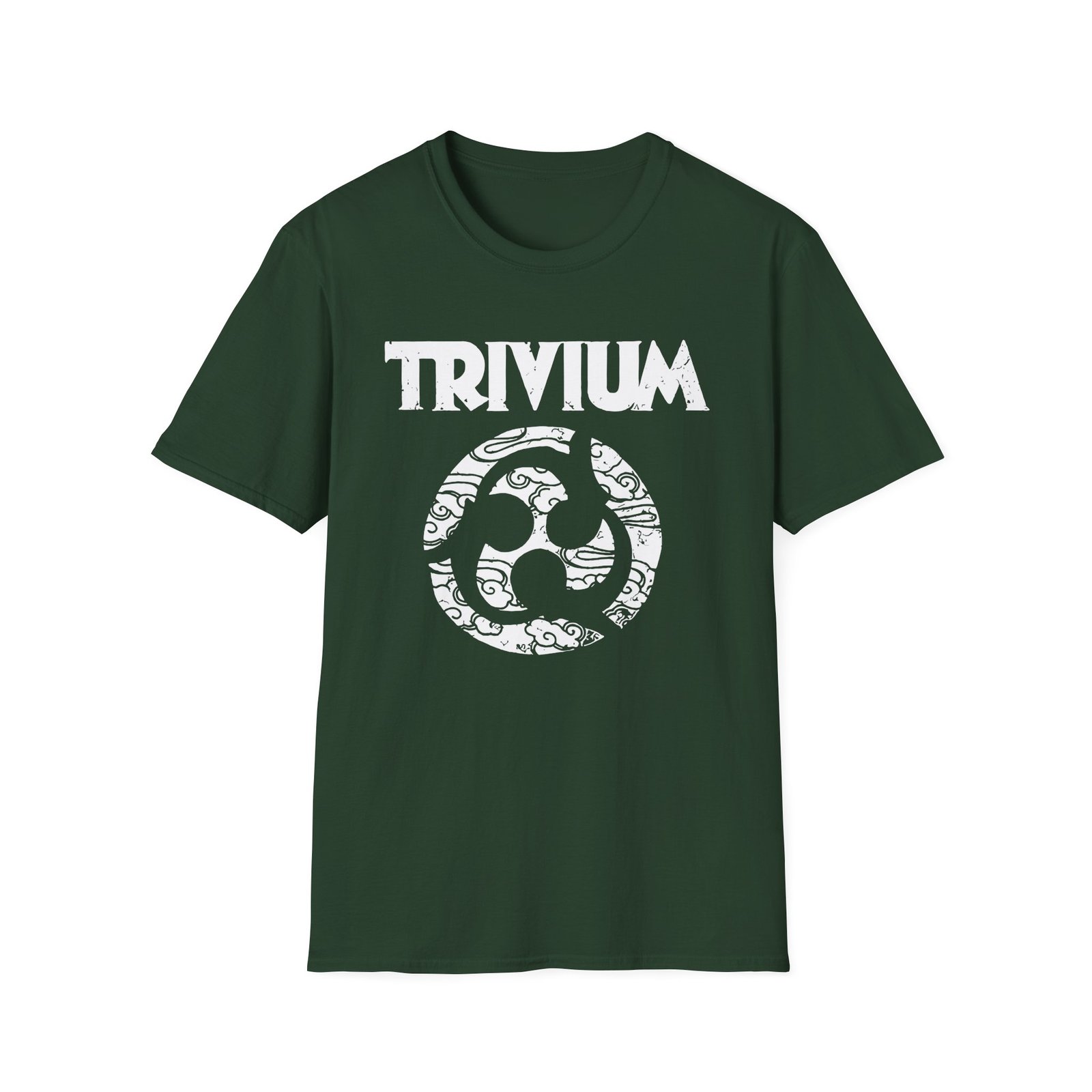 Trivium Swirl Logo Unisex Softstyle T-Shirt