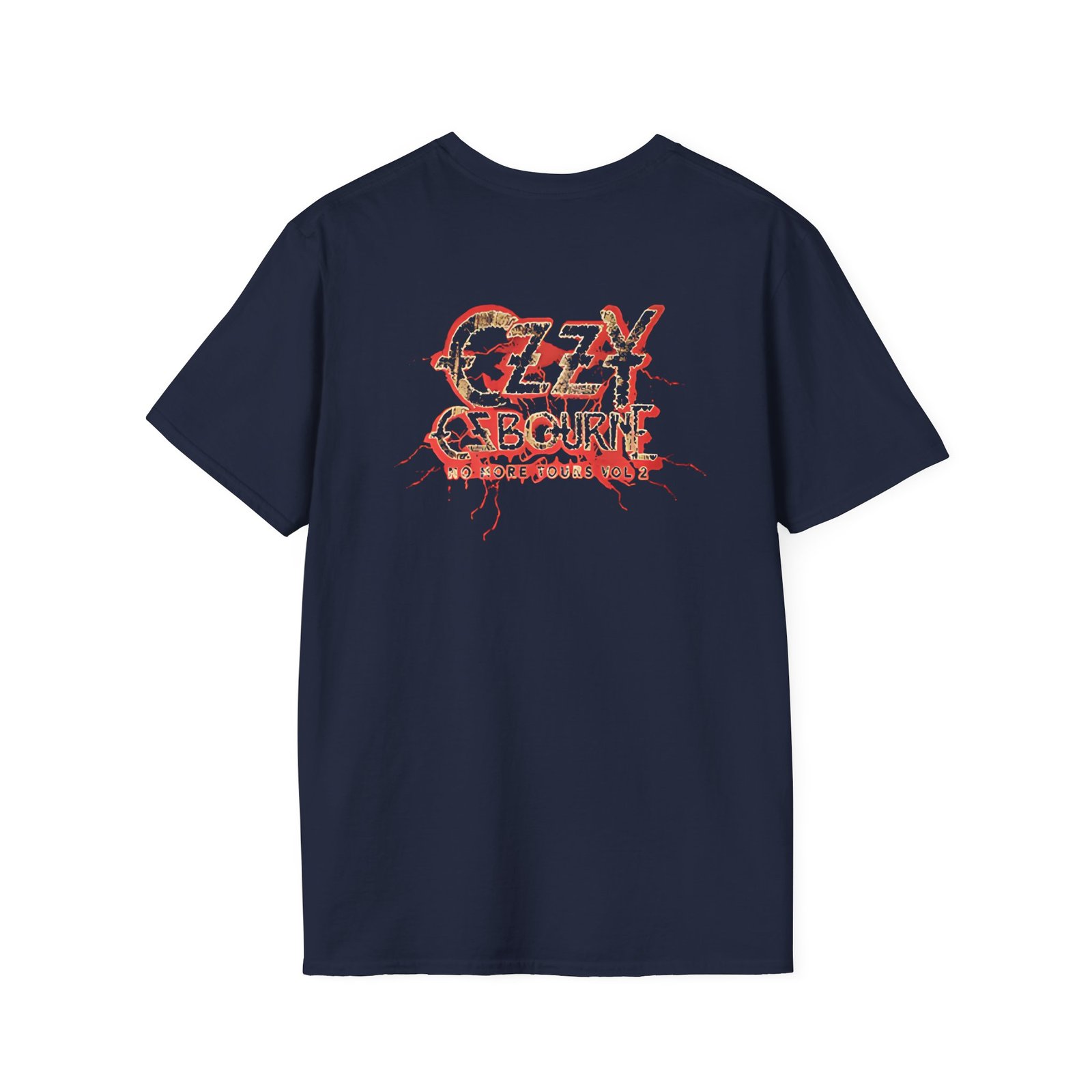 Ozzy Osbourne Red Lightning Tourback Unisex Softstyle T-Shirt