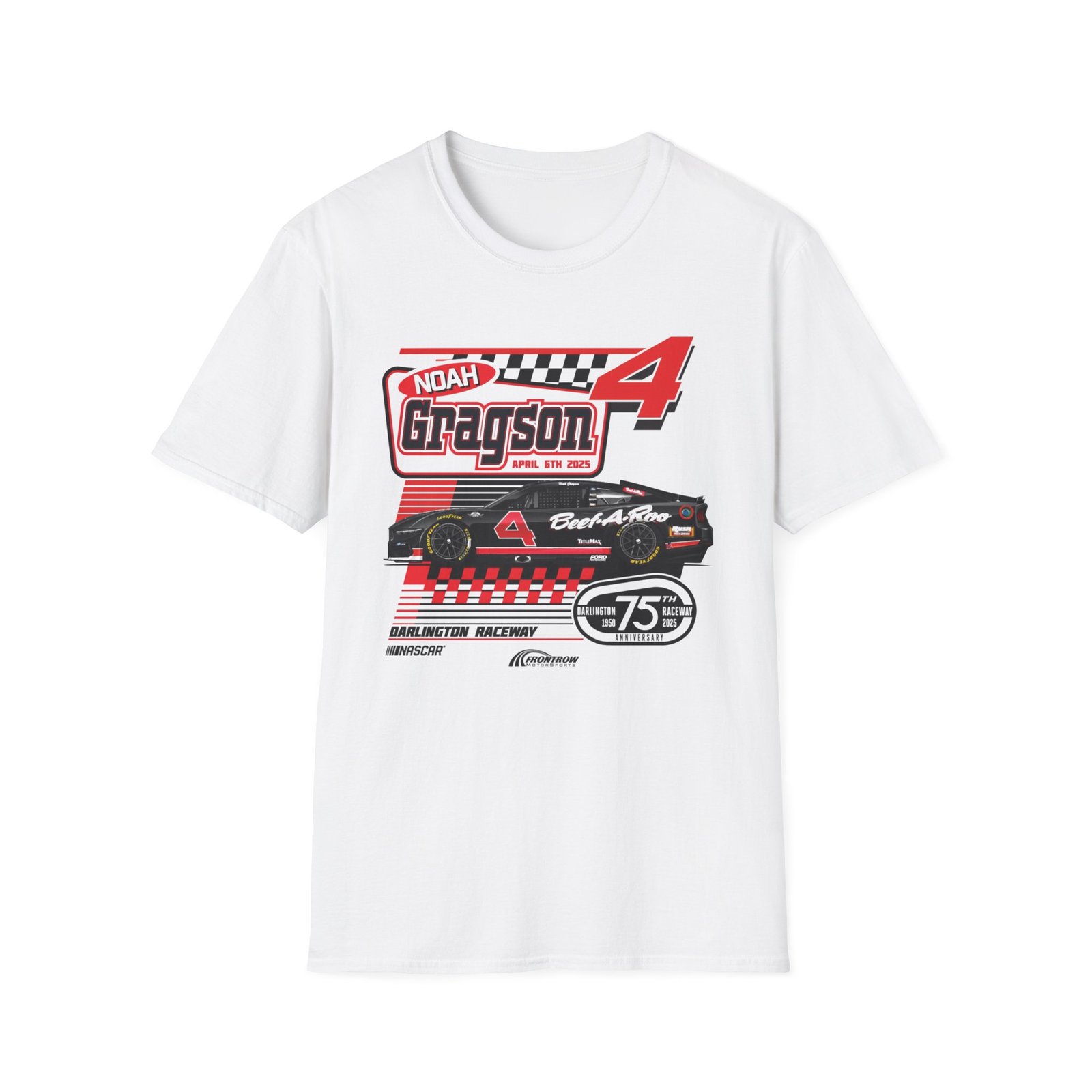 Noah Gragson Beef a Roo 1 Spot Darlington Unisex Softstyle T-Shirt